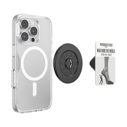 PopSockets Adhesive Phone Grip, Holder- Lace Noir