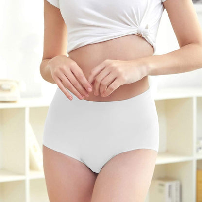 FallSweet No Show High Waist Briefs Underwear for Women Seamless Panties