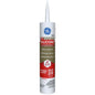 GE Advanced Silicone Caulk for Kitchen & Bathroom, White, 10 fl oz Cartridge, 1 Pack - 100% Waterproof Silicone Sealant, 5X Stronger Adhesion, Shrink & Crack Proof