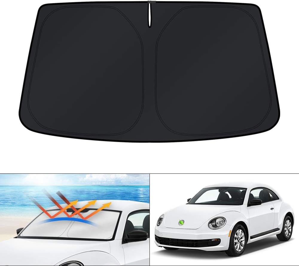 KUST Windshield Sun Shade for 2016 2017 2018 2019 2020 2021 2022 BMW X1 F48 Accessories Custom Fit Sunshade Foldable Window Sun Visor Protector Blocks UV Rays Keep Your Car Cooler