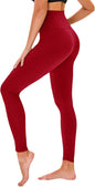 TNNZEET High Waisted Leggings for Women - No See Through Tummy Control Cycling Workout Yoga Pants with Pockets Reg & Plus