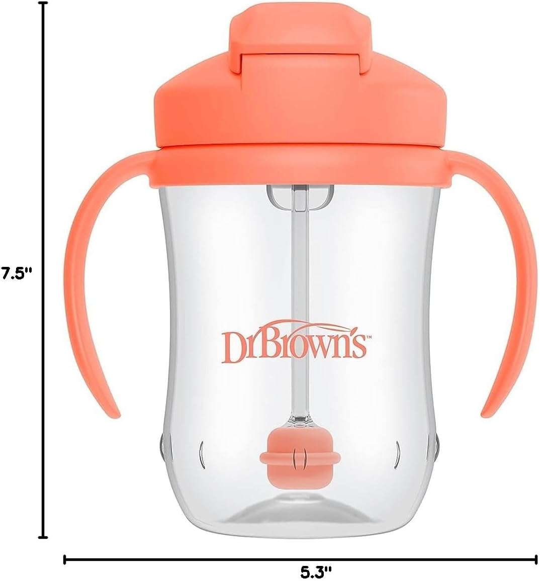 Dr. Brown's Milestones Baby's First Straw Cup, Blue, 1-Pack