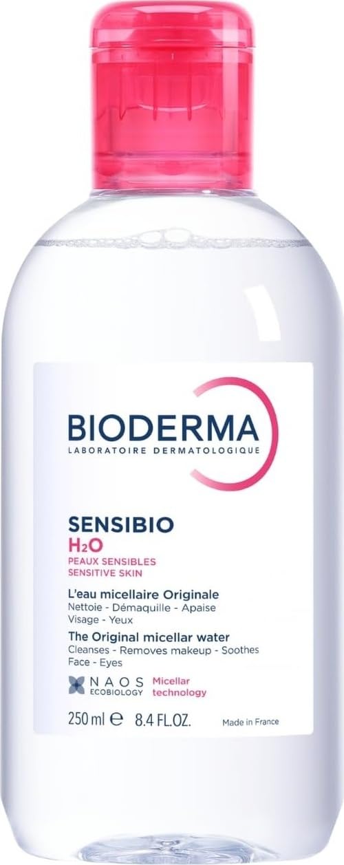 Bioderma - Sensibio - H2O Micellar Water - Makeup Remover Cleanser - Face Cleanser for Sensitive Skin