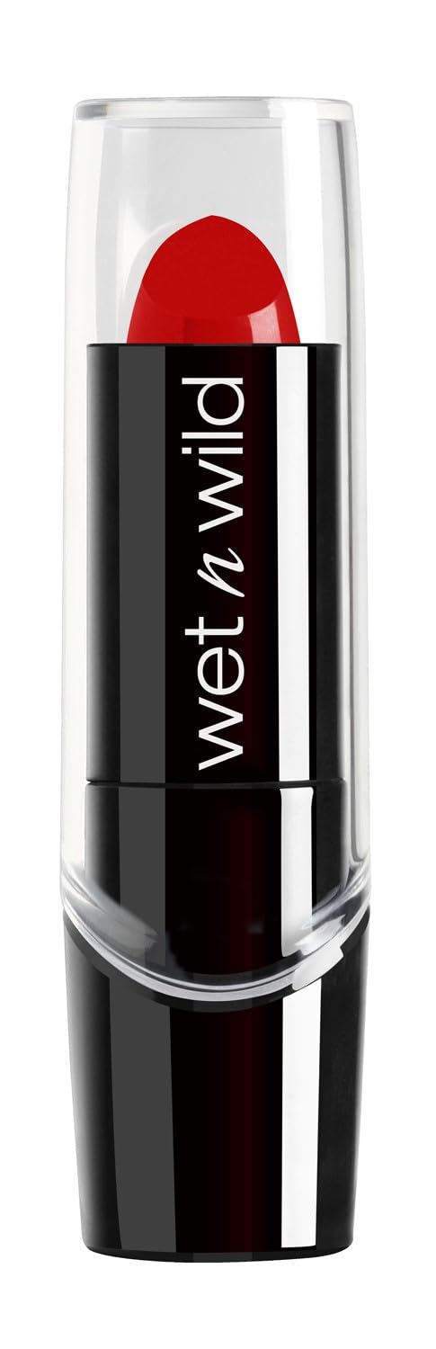 wet n wild Silk Finish Lipstick, Hydrating Rich Buildable Lip Color, Formulated with Vitamins A,E, & Macadamia for Ultimate Hydration, Cruelty-Free & Vegan - A Short Affair