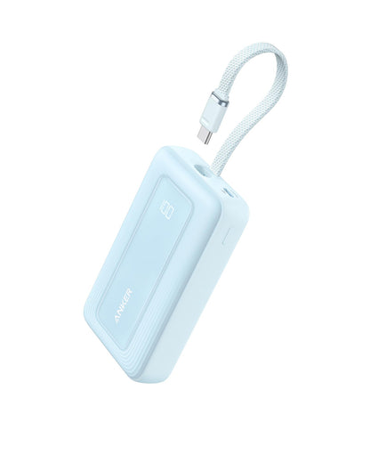 Anker Zolo Power Bank,20,000mAh 30W Portable Charger with Built-in USB-C