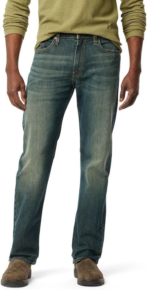 Levi Strauss Signature Gold Men's Relaxed Fit Flex Waistband Jeans