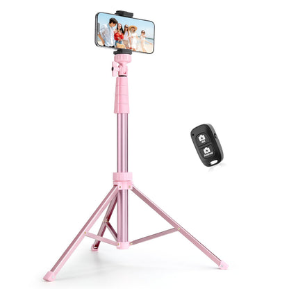 SENSYNE 72" Phone Tripod, Extendable Cell Phone Tripod Stand, Selfie Stick with Wireless Remote and Phone Holder, Compatible with iPhone Android Phone, Camera