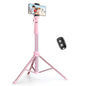 SENSYNE 72" Phone Tripod, Extendable Cell Phone Tripod Stand, Selfie Stick with Wireless Remote and Phone Holder, Compatible with iPhone Android Phone, Camera