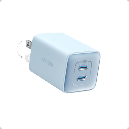 Anker Nano Phone Charger,47W Max 2-Port GaN Fast Charger USB C