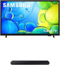 Samsung 32-Inch Class Full HD F6000 Smart TV (2025 Model) HDR, Object Tracking Sound Lite + SAMSUNG S60D 5.0ch Soundbar w/Wireless Dolby Atmos Audio, All-in-One Design, Q-Symphony, HW-S60D/ZA
