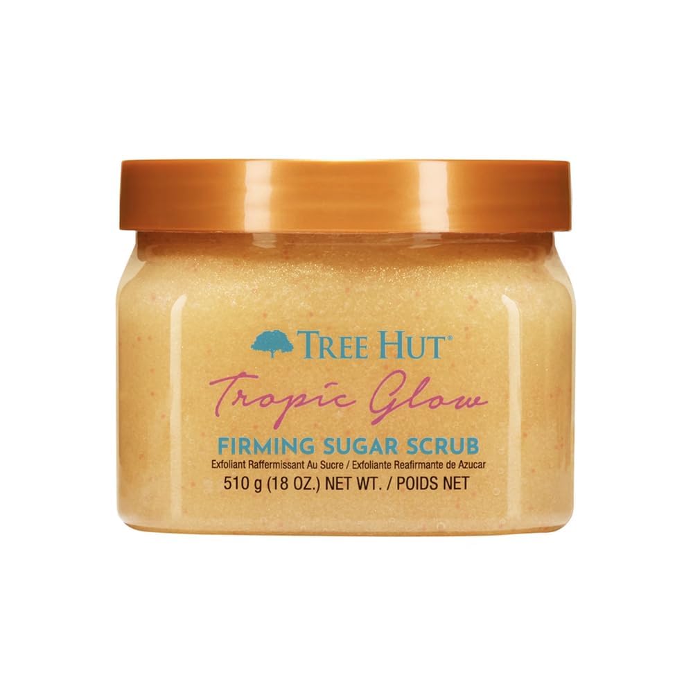 Tree Hut Body Scrub for Women, Pink Hibiscus, 18 Oz