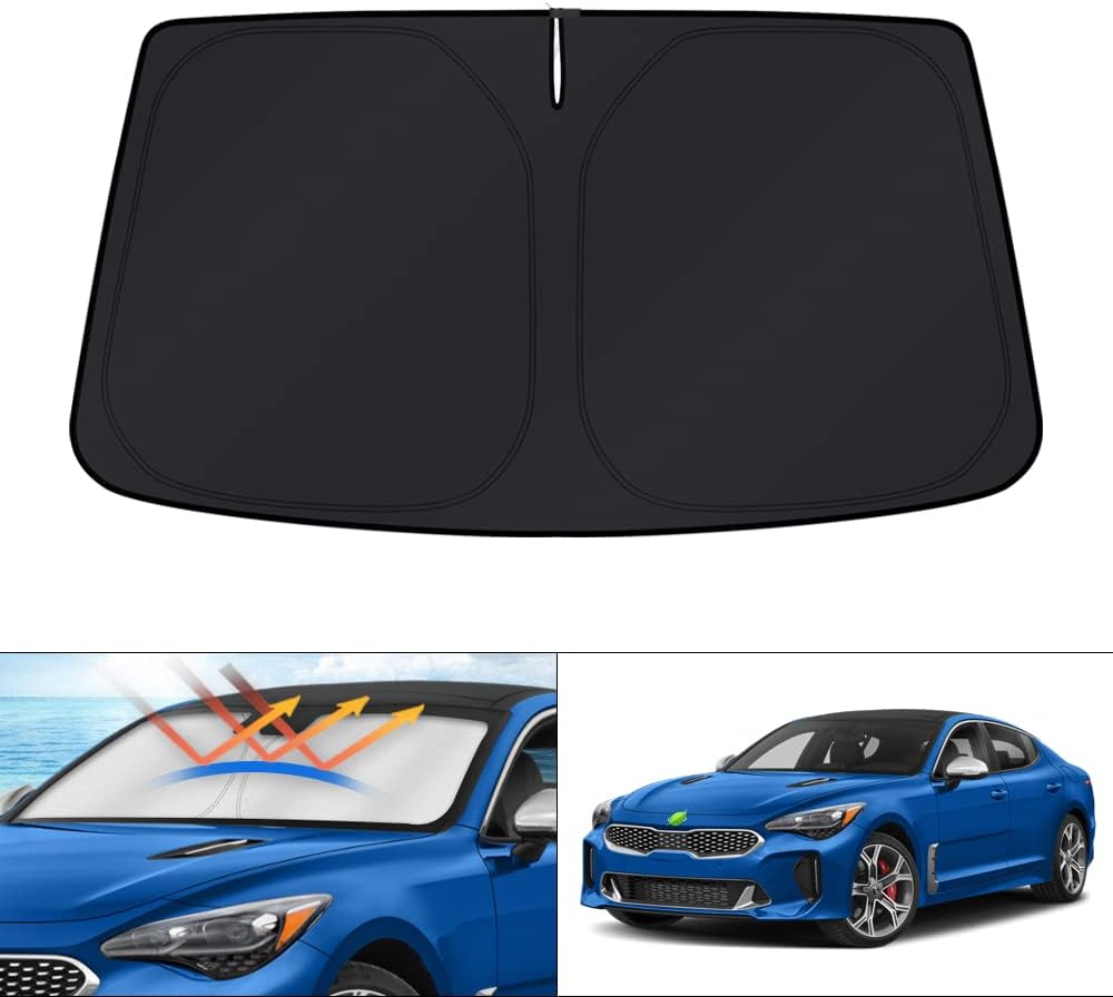 KUST Windshield Sun Shade for 2016 2017 2018 2019 2020 2021 2022 BMW X1 F48 Accessories Custom Fit Sunshade Foldable Window Sun Visor Protector Blocks UV Rays Keep Your Car Cooler