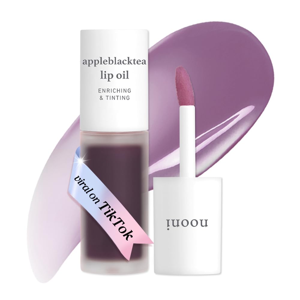 NOONI Korean Lip Oil - Applepeony - pH Color-Changing Plumping Lip Gloss