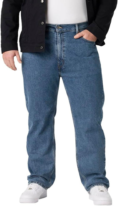 Levi Strauss Signature Gold Men's Relaxed Fit Flex Waistband Jeans