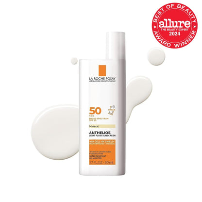 La Roche-Posay Anthelios Mineral Light Fluid Sunscreen for Face in 5 shades