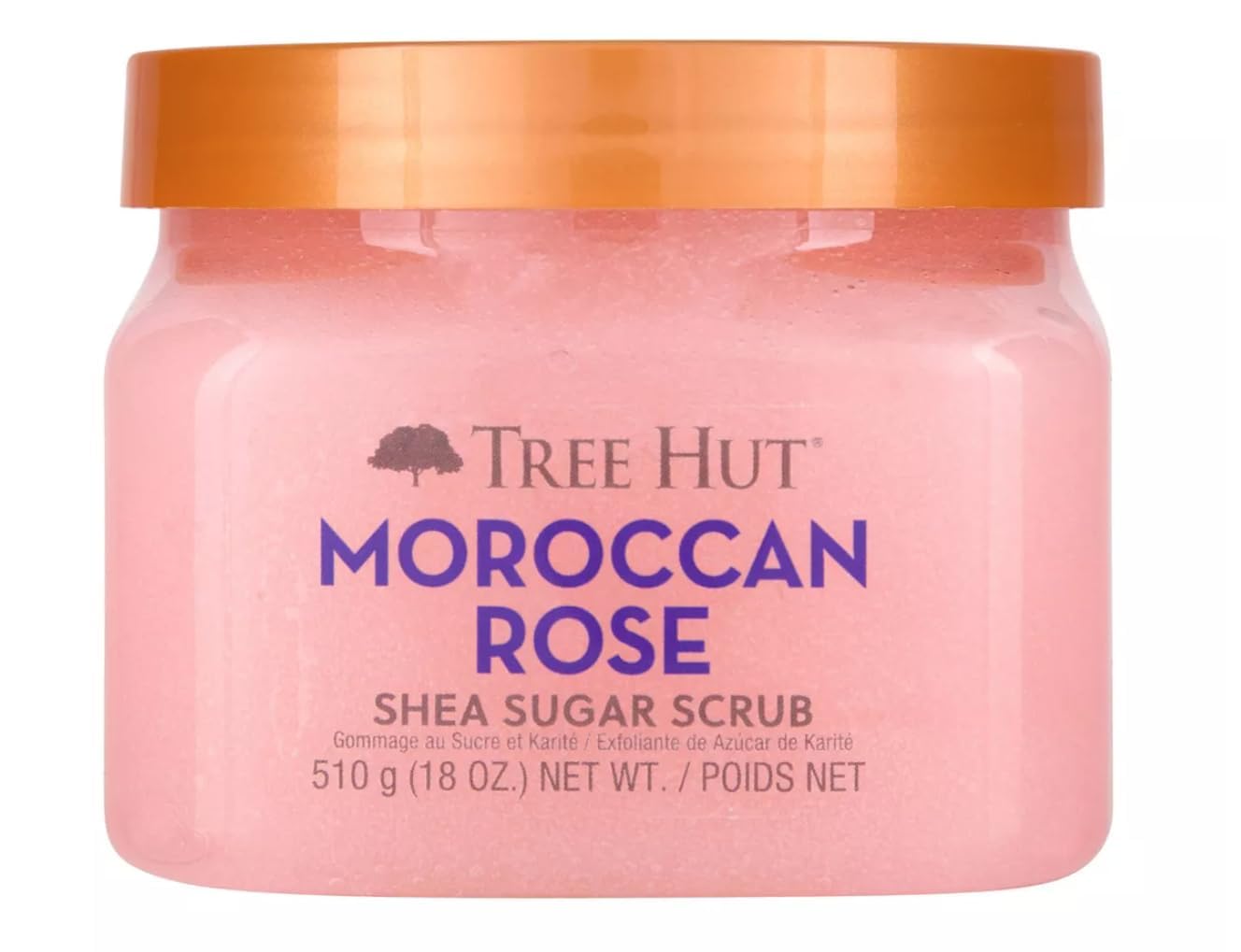 Tree Hut Body Scrub for Women, Pink Hibiscus, 18 Oz