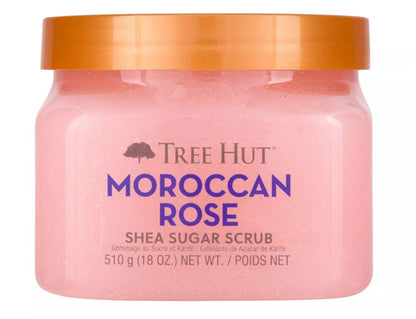 Tree Hut Body Scrub for Women, Pink Hibiscus, 18 Oz