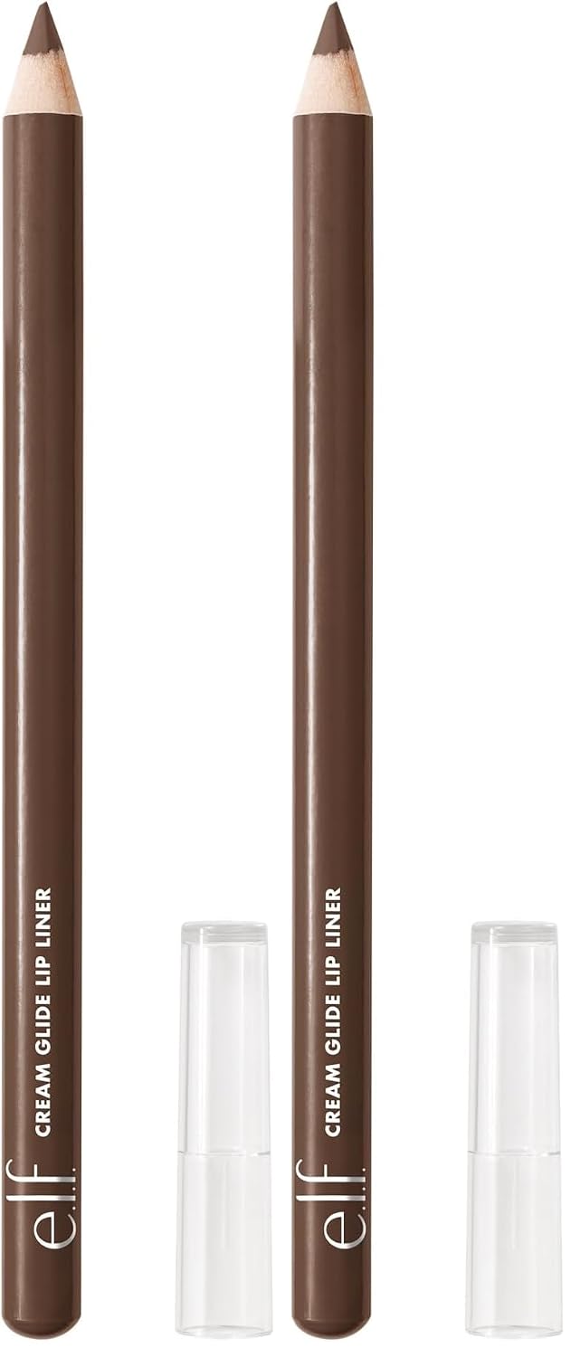 e.l.f. Cream Glide Lip Liner, Highly-Pigmented Pencil For Shaping & Sculpting Lips, Semi-Matte Finish, Vegan & Cruelty-Free
