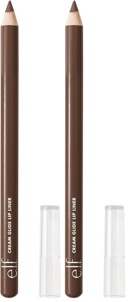 e.l.f. Cream Glide Lip Liner, Highly-Pigmented Pencil For Shaping & Sculpting Lips, Semi-Matte Finish, Vegan & Cruelty-Free
