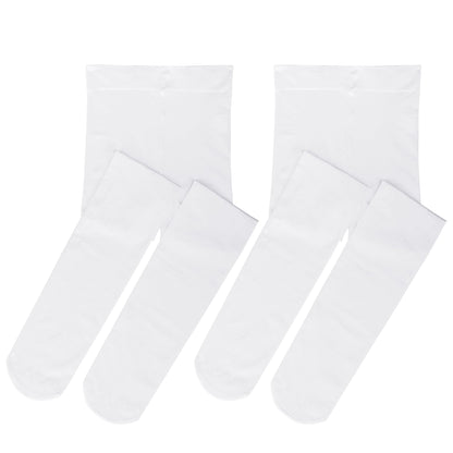 Stelle Girls' Footed Ballet Tights for Dance Class Toddler Kids 2T-15Y