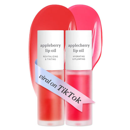 NOONI Korean Lip Oil - Applepeony - pH Color-Changing Plumping Lip Gloss