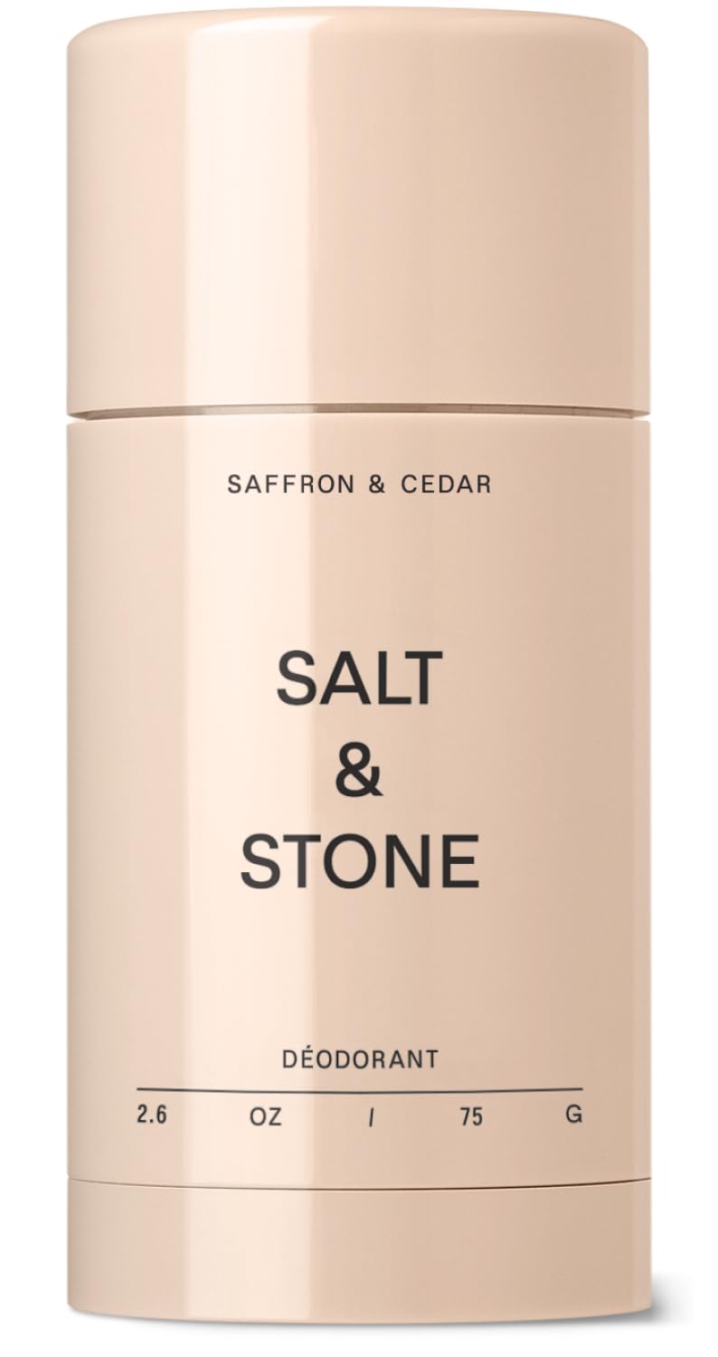 Salt & Stone Aluminum-Free Deodorant, Women & Men Santal & Vetiver 2.6 oz