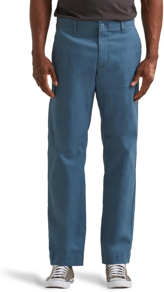 Lee Men's Extreme Motion Flat Front Regular Straight Pant