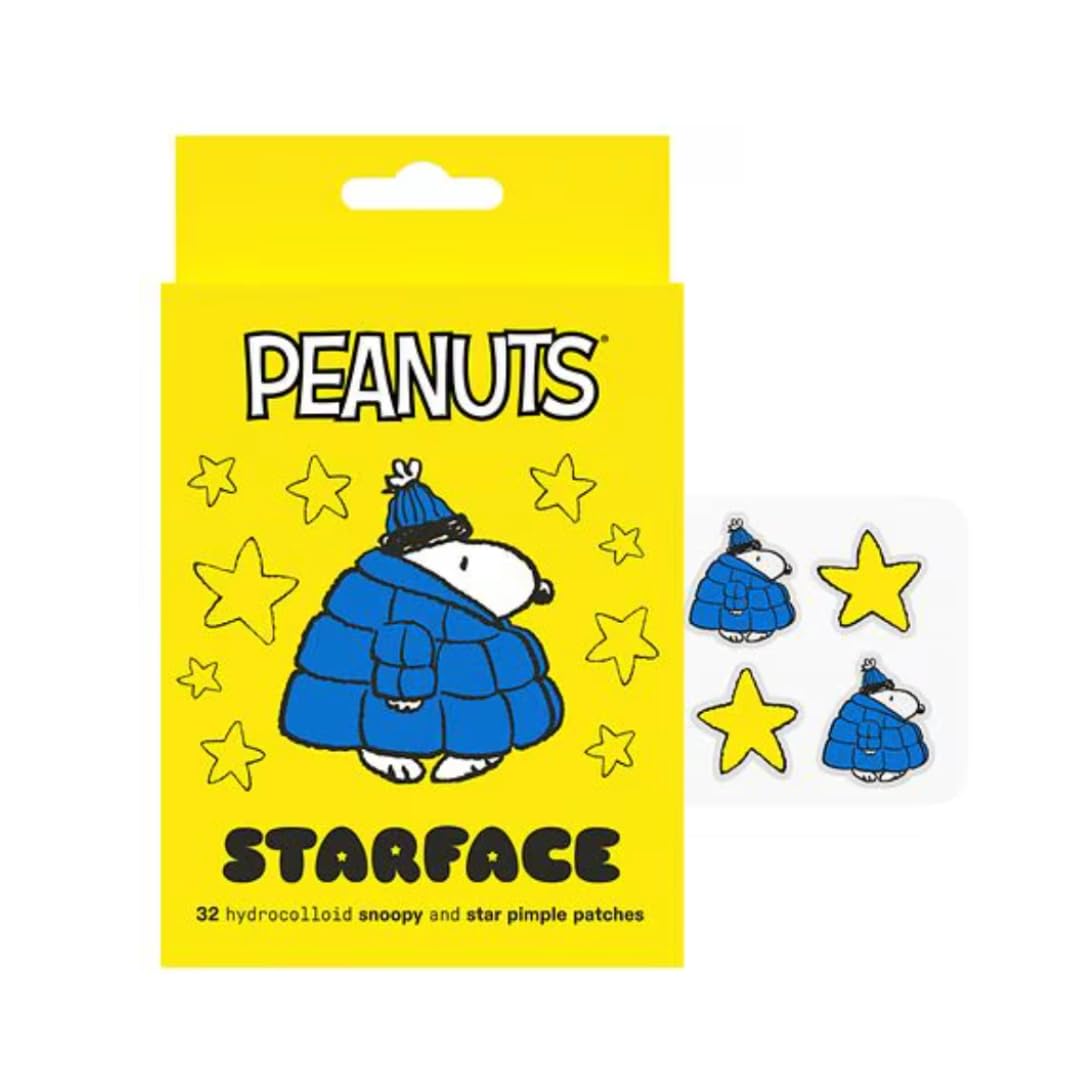 Starface Hydro-Star® Snoopy Red Puffer Hydrocolloid Pimple Patch, 32 ct