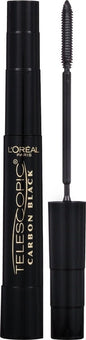 L’Oreal Paris Makeup Original Telescopic Mascara, Separating Mascara Volume and Length Formula, Washable, Blackest Black, 0.27 Fl Oz., 1 Count