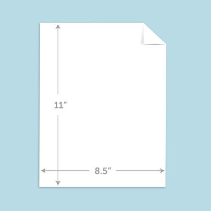 Neenah Index Cardstock, 8.5" x 11", 90 lb./163 gsm, White, 300 Sheets, Lightweight, 94 Brightness - EXTRA SHEETS, MORE VALUE! (91437)