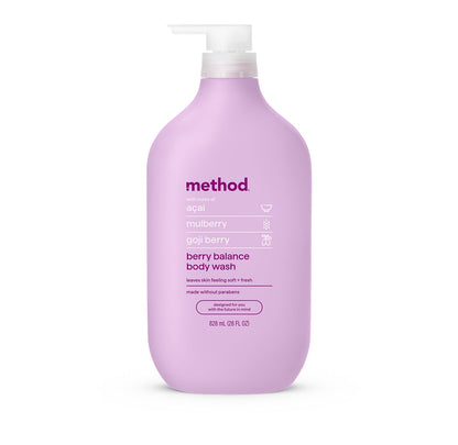 Method Body Wash, Island Mist-Leaves Skin Feeling Soft & Moisturized, Made Without Parabens, Notes of Hibiscus, Mango Nectar & Passion Fruit, 28 fl oz