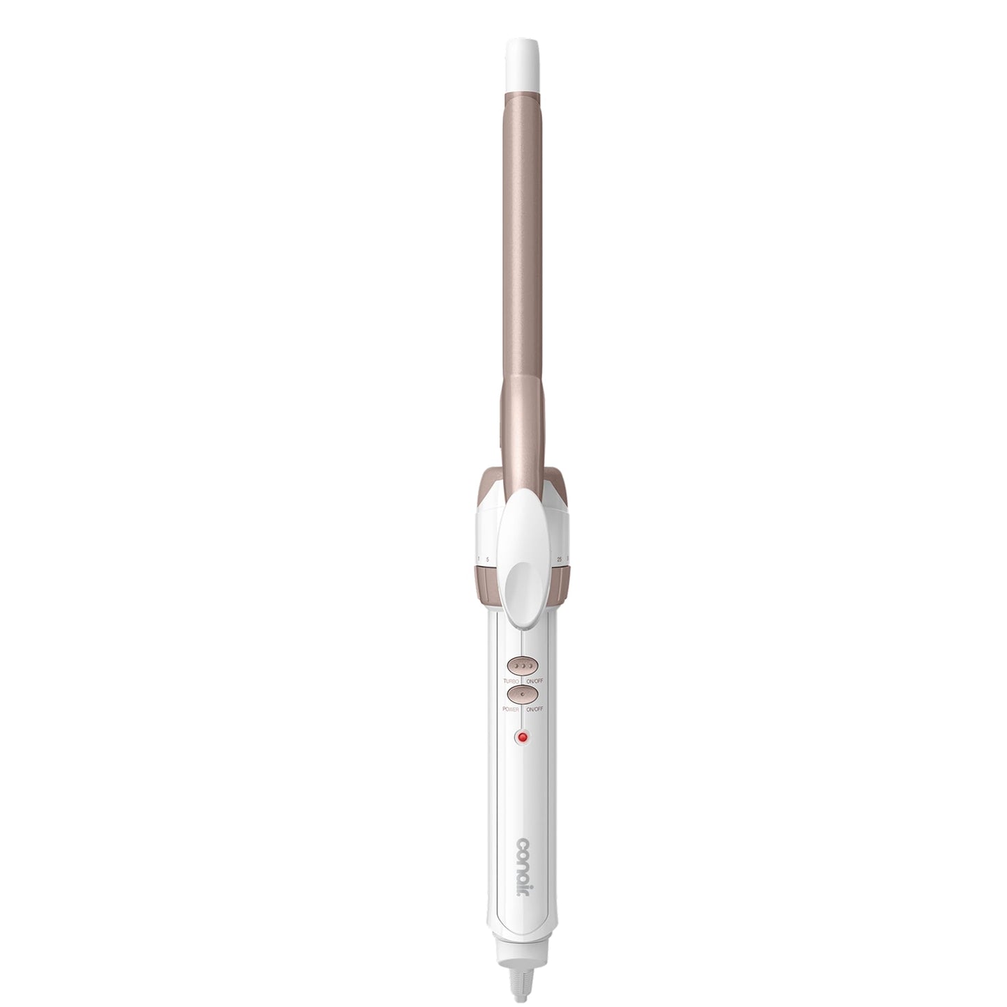 Conair Curling Iron, Double Ceramic, 1" Barrel, White/Rose Gold