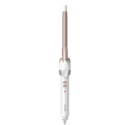 Conair Curling Iron, Double Ceramic, 1" Barrel, White/Rose Gold