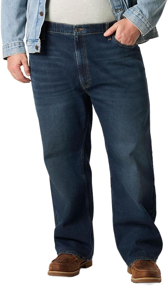 Levi Strauss Signature Gold Men's Relaxed Fit Flex Waistband Jeans