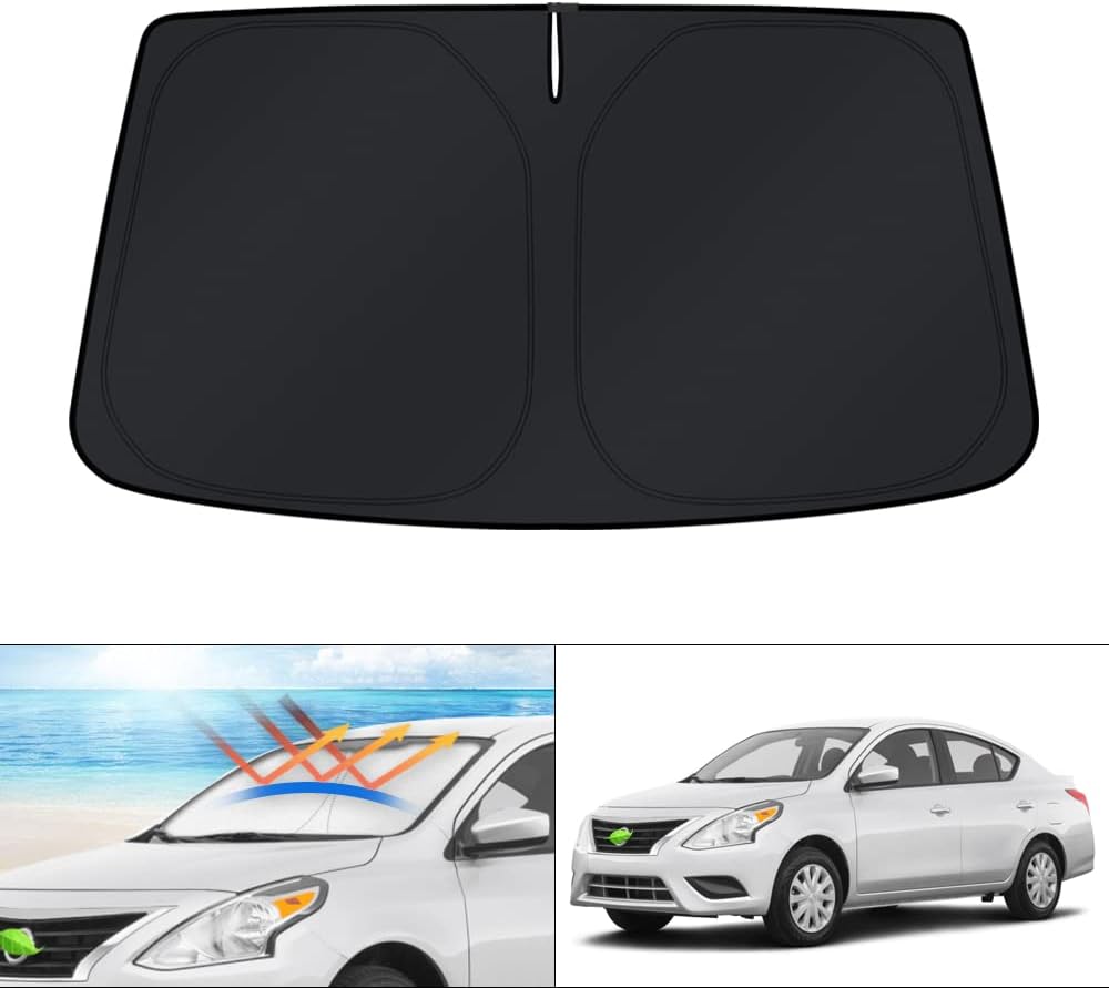 KUST Windshield Sun Shade for 2016 2017 2018 2019 2020 2021 2022 BMW X1 F48 Accessories Custom Fit Sunshade Foldable Window Sun Visor Protector Blocks UV Rays Keep Your Car Cooler