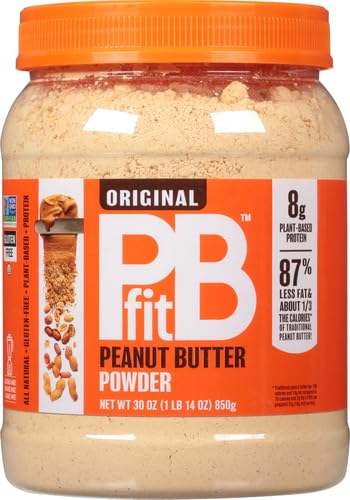 PBfit Classic Peanut Butter Powder 30 Oz, Peanut Spread with 8g Protein