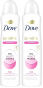 Dove Invisible Antiperspirant Dry Spray Clear Finish 3PK 3.8 oz