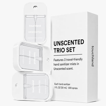 Touchland Top 5 Hydrating Hand Sanitizer Spray Set Travel Size