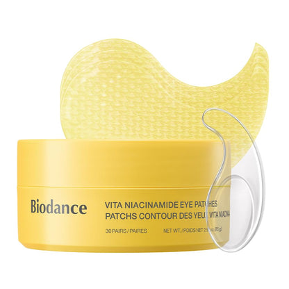 BIODANCE Hydrogel Eye Patches for Under Eye, Vita Niacinamide (60 Count)