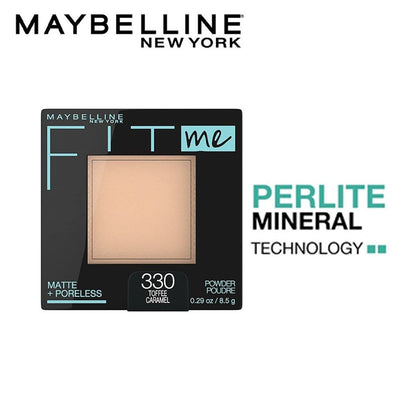 Maybelline Fit Me Matte + Poreless Pressed Face Powder Makeup & Setting Powder, Buff Beige, 1 Count