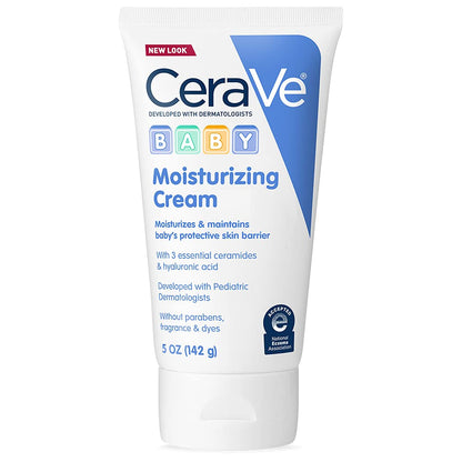 CeraVe Baby Cream, Moisturizer with Ceramides, Fragrance-Free, 8oz