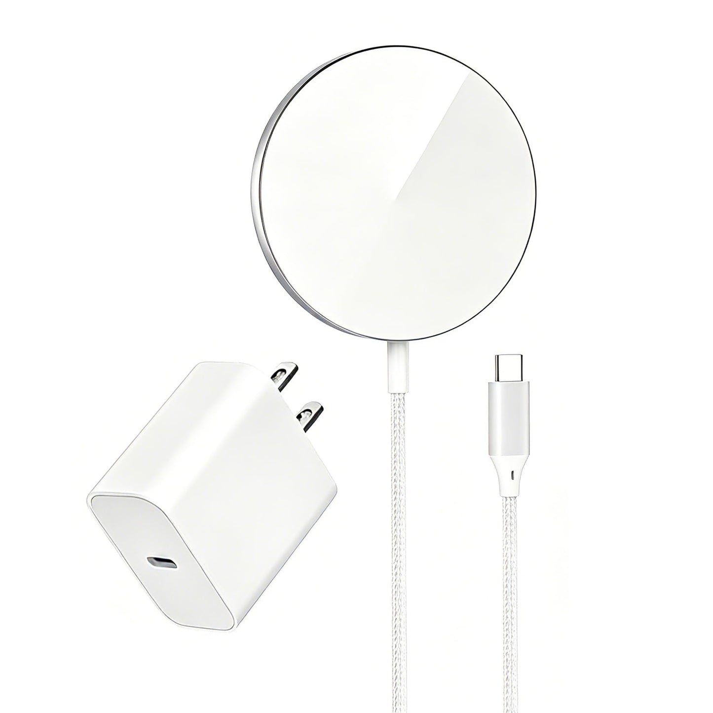 Magnetic Wireless Charger for iPhone,2 Pack Apple Magsafe Charger 10FT Long
