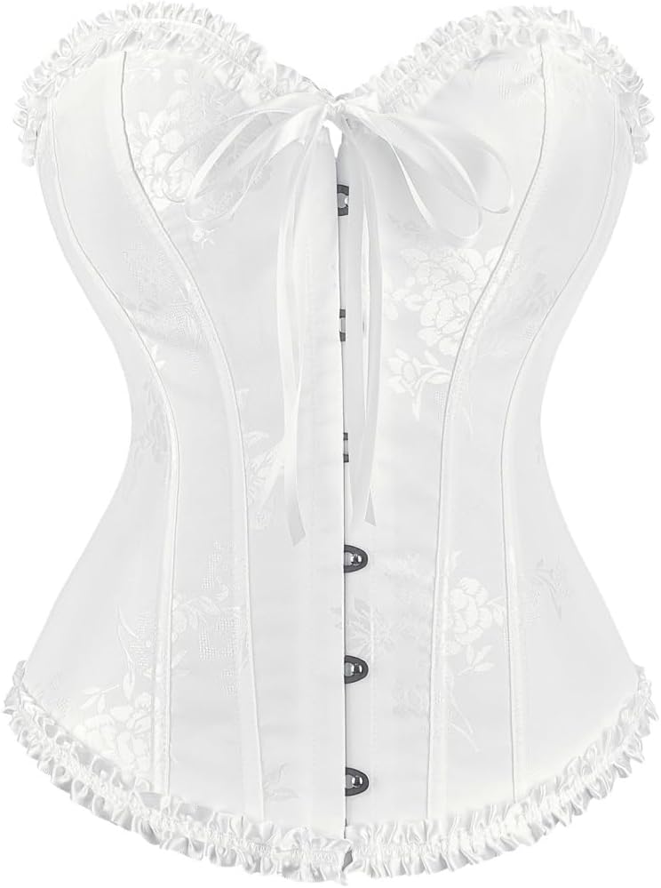 frawirshau Women's Overbust Costume Corset Renaissance Victorian