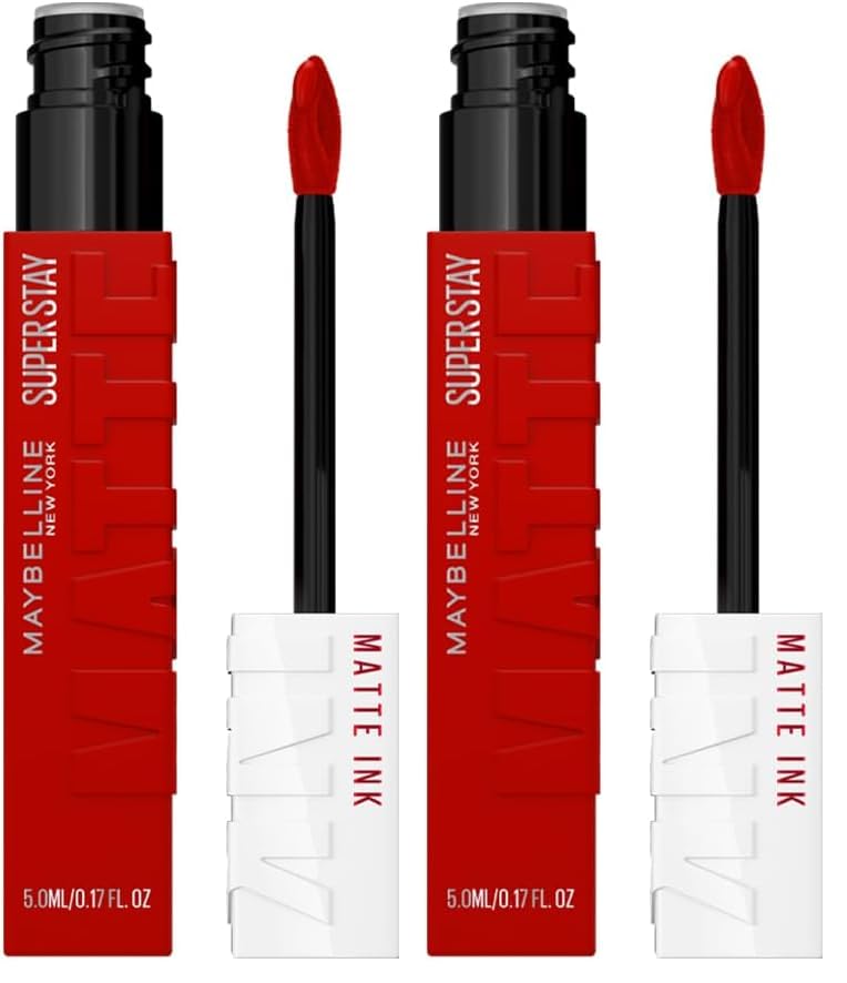 Maybelline Super Stay Matte Ink Liquid Lipstick Makeup, Long Lasting High Impact Color, Up to 16H Wear, Mover, Brown, 1 Count, Packaging May Vary