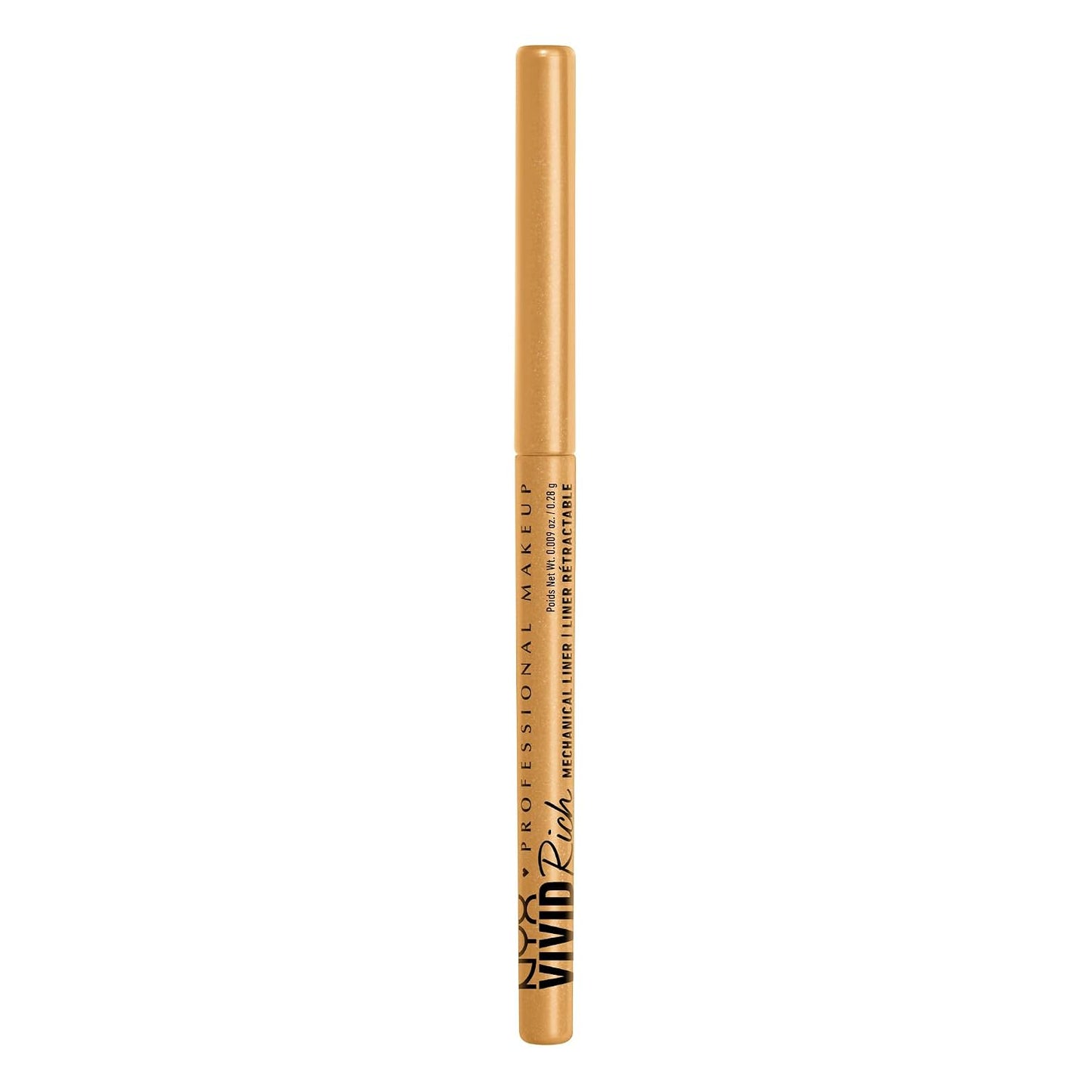 NYX PROFESSIONAL MAKEUP Mechanical Eye Pencil,Vivid Rich Mechanical, Creamy Retractable Eyeliner - Always Onyx, Black Eyeliner