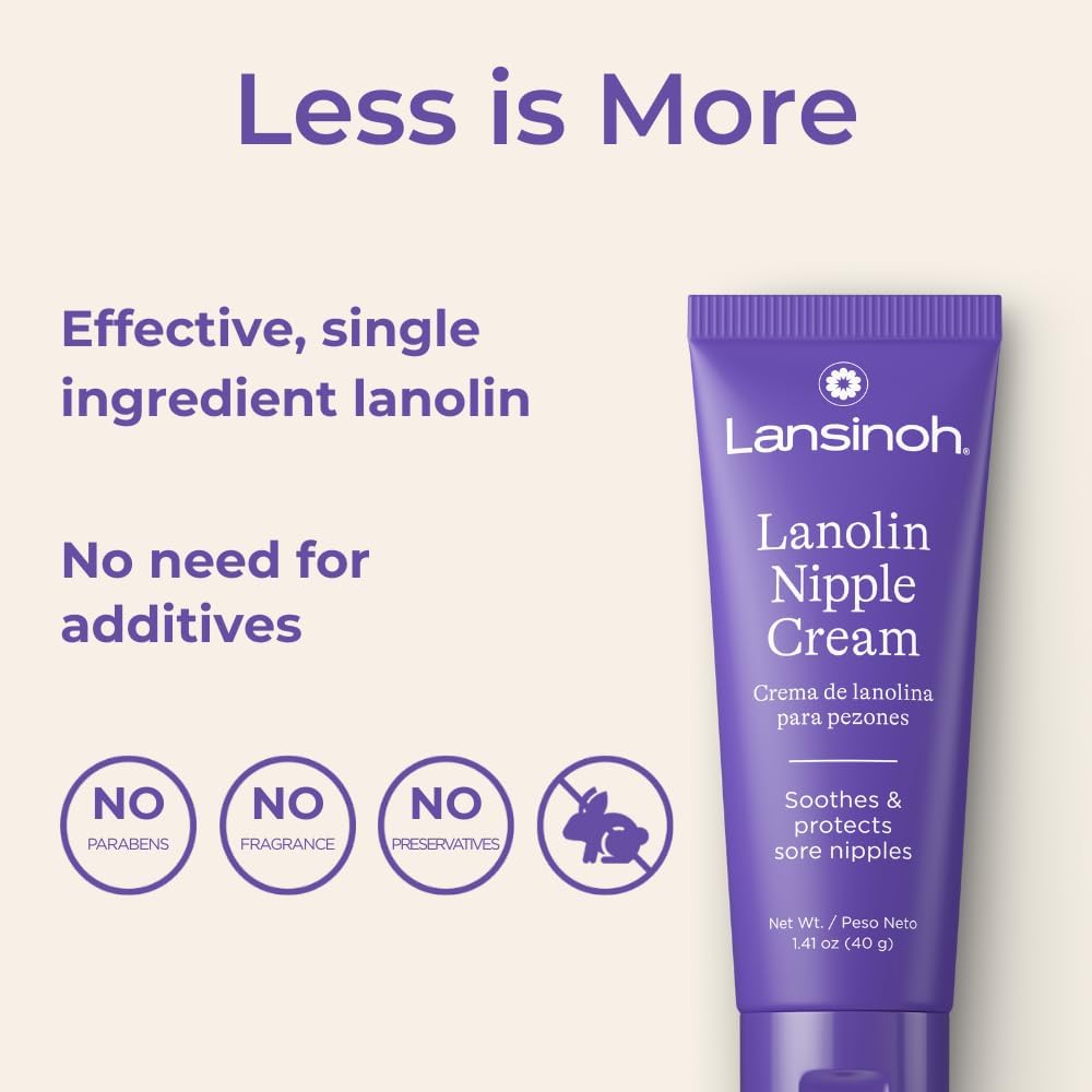Lansinoh Lanolin Nipple Cream, 1.41 Ounces