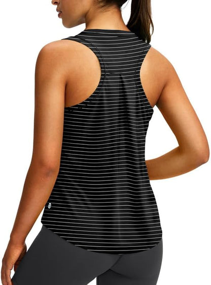 G Gradual Women's Workout Tops Racerback Athletic Tank Tops