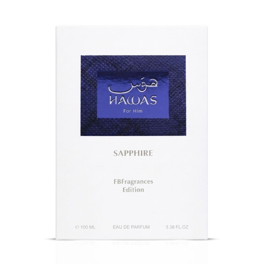 RASASI Hawas Atlantis Eau de Parfum for Men, 100ml (3.4 oz) Fresh & Modern Scent Spray