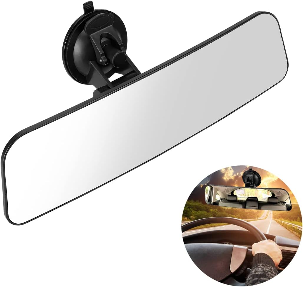 8sanlione 360-Degree Adjustable Car Rearview Mirror