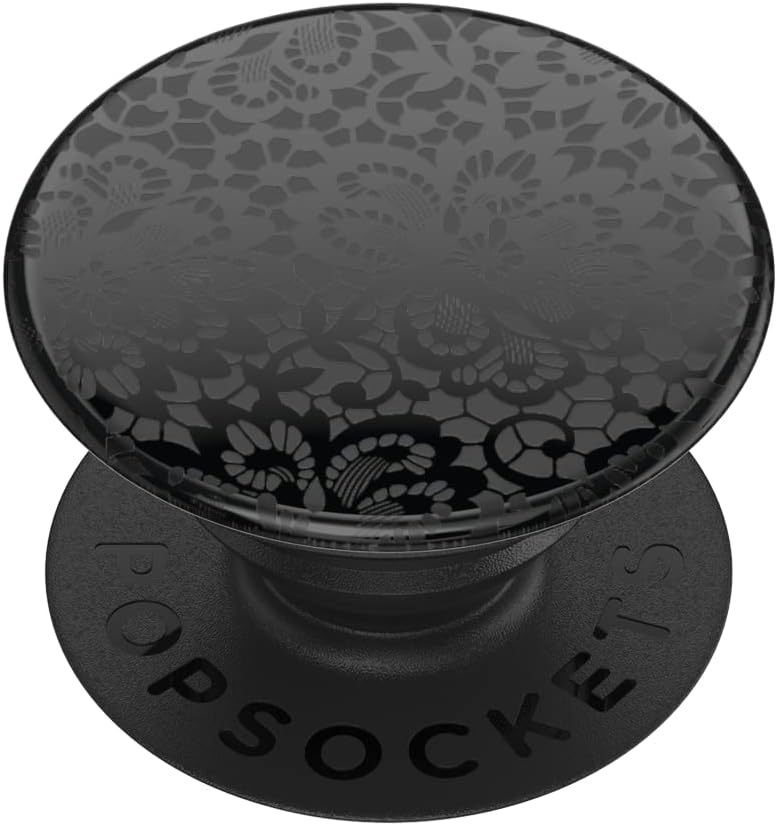 PopSockets Adhesive Phone Grip, Holder- Lace Noir